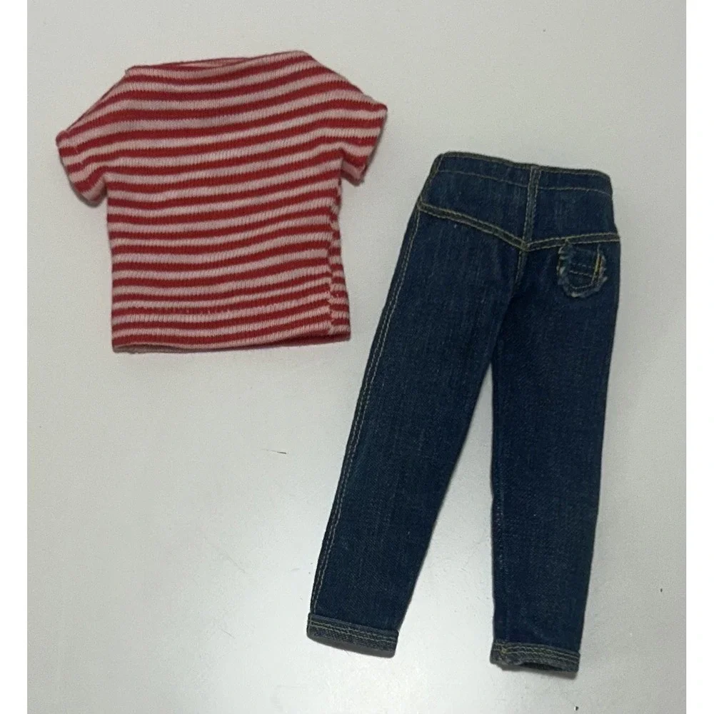 Vintage 1964-7 Mattel Ken Original Clothing At Ease Jeans and Shirt